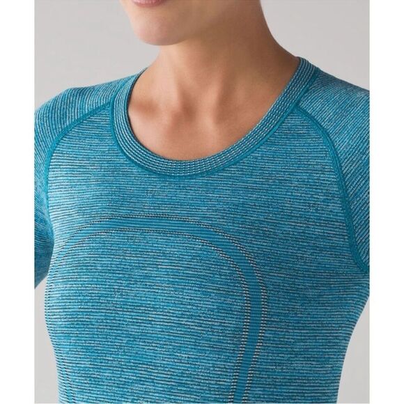 Lululemon Swiftly Tech Indian Ocean Long Sleeve Crew Size 10 - Picture 4 of 14